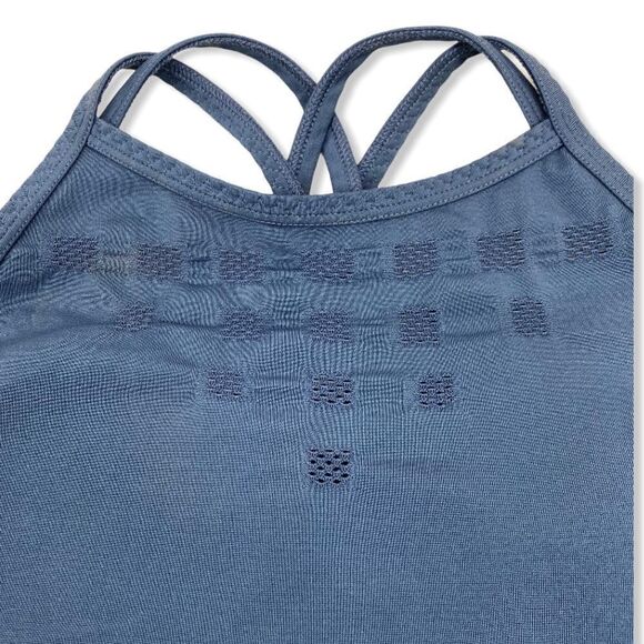Athleta Women's Namaste Support Tank size Small Steel Blue - Picture 3 of 5